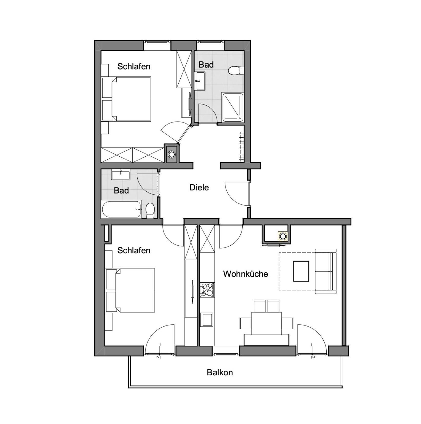 Apart Alpenrose Spiss Exterior foto